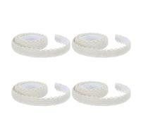 CIMAXIC 4 rollos de cinta Washi de encaje: cinta de encaje para scrapbooking - 2 yardas de decorativa de algodón autoadhesiva para álbumes de recortes, diarios y manualidades.