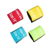 CIMAXIC 4piezas Silenciador Para Platillos De Tambor Cuerdas Circulares Silenciadoras Correas De Práctica Para Batería Accesorios Para Instrumentos De Percusión