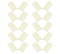 CIMAXIC 50 unidades de pegamento de queratina para extensiones de cabello de fusión: Perlas adhesivas termofusibles para extensiones de cabello de fusión - Gránulos adhesivos para reparación de