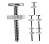 CIMAXIC 6 Tornillos Para Puertas a Presión Accesorios Para Barandillas Infantiles Ajuste Sin Perforación