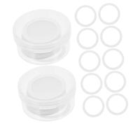 CIMAXIC 60piezas Membranas De Pe Alta Resistencia Para Flauta Kazoo Diafragmas Profesionales