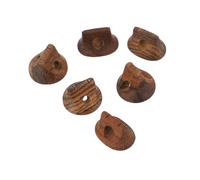 CIMAXIC 6piezas Puentes De Ébano Tigre Para Erhu Accesorios Musicales De Puentes Duraderos y Prácticos