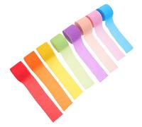 CIMAXIC 8 Rollos de Papel Crepé Mantienen Su Forma para Decoraciones de Fiesta Serpentinas Fáciles de Torcer para Bodas y Cumpleaños