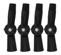 CIMAXIC Adaptador angular para varilla de extensión (4 unidades) - Accesorio de articulación giratoria roscada de 22 mm - Conector giratorio para herramientas de limpieza, rodillos de pintura,