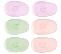 CIMAXIC Auditivos de Silicona para Tinte de Cabello, 3 Pares Reutilizables, Resistentes al Agua y Fáciles de Usar para Peluquería y Cuidado Personal