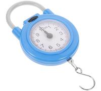 CIMAXIC Báscula de Equipaje Portátil Gancho, Mecánica de Alta Precisión, Tamaño Pequeño, Color Azul, Ligera y Práctica para Viajes y Pesaje de Maletas