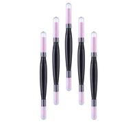 CIMAXIC Bolígrafo para Quitar Cutículas Mango Ergonómico y Molienda Fina, 5 Piezas en Varios Colores, Herramienta Profesional para Uñas y Cuidado Piel Muerta