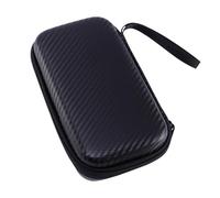 CIMAXIC Bolsa para Termómetro Digital de Oído Eva Resistente a Golpes, Funda Protectora Compacta Negra para Almacenamiento y Viaje, Estuche Portátil para Termómetro de Frente y Oído