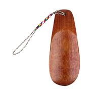 CIMAXIC Calzador de Madera Mini Portátil Marrón para Personas Mayores, Alivia Dolor de Espalda y Reduce Agacharse, Adecuado para Viaje y Uso en Casa