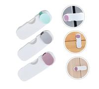 CIMAXIC Cerraduras De Seguridad Para Cajones y Gabinetes Bloqueo Infantil a Prueba De Fácil Instalación Color Morado y Protección Para Bebé y Pequeños