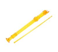CIMAXIC Clarinete Profesional Para Niños Flauta Dulce Instrumento Musical Resina Color Naranja Ideal Para Estudiantes