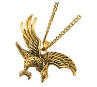 CIMAXIC Collar de Águila Vintage para Hombre Colgante Metálico Resistente y Ligero Joyería de Calle Hip-hop para Adultos Accesorio de Moda con Símbolo de Fuerza y Libertad