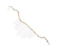 CIMAXIC Collar de Conchas Irregular con Cuentas y Ajustable Joyería Náutica para Mujer Accesorio Veraniego de Playa Estilo Hawaiano