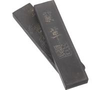 CIMAXIC Conjunto de 2 Barras de Tinta China para Dibujo y Caligrafía Tradicional, Tinta Negra Base Plana y Superficie Lisa, Fácil de Limpiar para Pintura y Caligrafía Varios estilos