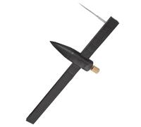 CIMAXIC Cortador Circular de Arcilla de Plástico, Herramienta Brújula para Cerámica y Alfarería, Regla para Dibujo Redondo, Tamaño Compacto, Uso en Manualidades y Modelado Reutilizable