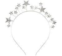 CIMAXIC Diadema Gemas de Imitación en Forma para Boda y Fiesta, Ligera Decoloración, Adorno Brillante Cabello de Novia y Dama