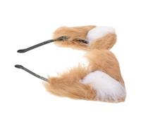 CIMAXIC Diadema Orejas de Gato de Felpa Alta Simulación para Mujer, Accesorio de Cosplay Lolita Diseño Kawaii, para Fiesta y Disfraz