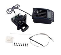CIMAXIC Ecualizador Guitarra 5 Bandas Piezoeléctrica Lc05b Preamplificador Afinación Manual/automática Negro