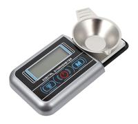 CIMAXIC Escamas Peso De Los Tocadiscos Escala De La Aguja Del Tocadiscos Lápiz Óptico De Tocadiscos Digital Duradero Escala De Fuerza Duradera Manómetro Giratorio Silver Abs