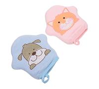CIMAXIC Esponja De Baño Para Bebé De Estrella 2 Unidades Ideal Para Baño Bebe Manoplas Bebe Anilla Para Colgar Para Hogar y Viaje