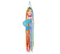 CIMAXIC Estante De Almacenamiento De Decoración De Pared Organizador Porta Diadema Niña Colgante De Borla De Sirena Organizador De Almacenamiento De Cabello Acrílico