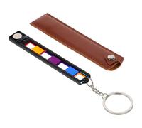 CIMAXIC Llavero con Lente de Detección para Luz Clara, Azul, Verde y Violeta, Herramienta Portátil de Marcado con Tinta Invisible, Accesorio Multifuncional para Juego Mahjong y Cartas