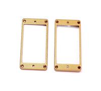 CIMAXIC Marco De Metal Anillo De Placa Humbucker Par Curvo Para Guitarra Eléctrica Compatible