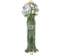 CIMAXIC Mezuzá de Metal para Janucá con Pergamino de Bendición, Estuche Decorativo para Puerta, Adorno Religioso Judío para Protección y Decoración del Hogar