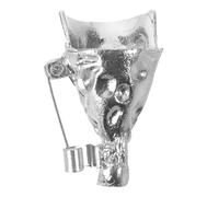 CIMAXIC mini jarrón: mini ramo de flores - Clip de flores para llevar - Soporte de ramos plateados, de solapa para vestidos, cárdigans, abrigos, bolsos y mochilas.