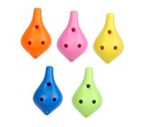 CIMAXIC Ocarina Para Principiantes 6 Orificios Flauta Práctica Portátil Material Abs Melodiosa