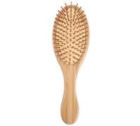 CIMAXIC Peine de Bambú Natural Diseño de Airbag para Masaje del Cuero Cabelludo, Cuidado del Cabello, Prevención de Puntas Abiertas, Adecuado para Viajes de Negocios y Actividades al Aire