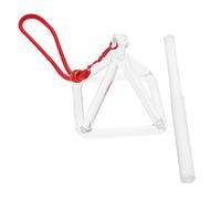 CIMAXIC Pirámide Musical de Cuarzo Blanco para Meditación Terapia de Sonido y Tonos Profundos, Juego de 1 Set para Relajación y Sanación Varios estilos