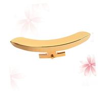 CIMAXIC Placa De Protección Dorada Para Banjo Apoyabrazos Tornillo De Repuesto Para Banjo Sola Pata Acabado Espejo