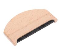 CIMAXIC Quitapelusas para Ropa de Lana y Cachemira, Peine de Punto Manual Negro de Madera, Afeitadora de Telas Portátil para Suéteres y Abrigos, Eliminador de Pelusas Eficaz para Prendas