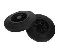 CIMAXIC Ruedas de Repuesto de Goma 2 Piezas 240l para Cubo de Basura