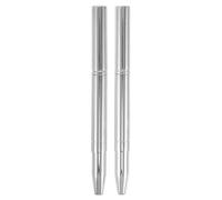 CIMAXIC Set de 2 Pinceles Retráctiles para Labios con Doble Punta, Brocha Aplicadora y Difuminadora con Tapa, Pincel Delineador de Labios y Lápiz Labial, Adecuado para Maquillaje en Viaje
