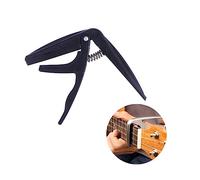 CIMAXIC Sintonizador Acústico Soporte De Pared Para Ukelele Musical Cejilla Deslizante Pegatina Ukelele Capo Tenor Instrumento Mandolina Estuche De Guitarra Acustica Guitarra Cejilla Black