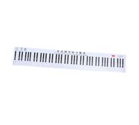 CIMAXIC Tabla De Práctica De Piano De Teclas Gráfico De Notas Para Teclado Para Principiantes Diseño De Simulación Incluye Notación Simplificada y Digital Para Estudiantes De Piano