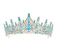 CIMAXIC Tiaras de princesa para mujer - de graduación de cristal - Diadema de reina real - Tocados de novia para bodas, bailes de graduación, concursos de belleza, disfraces de, fiestas de