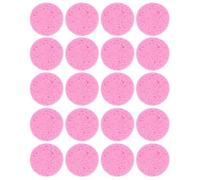 CIMAXIC Toallitas Desmaquillantes Diseño Moderno Redondas de Pulpa de Madera y Remoción de Maquillaje Rosa 20 Piezas y Suavidad para Limpieza Facial Portátil
