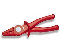 Cimco 100796 - Alicate boca plana 1000v para conexión 200mm