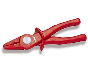 Cimco 100796 - Alicate boca plana 1000v para conexión 200mm