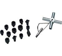 Cimco 112798 - Juego Llave de Cruz con 14 Punteras