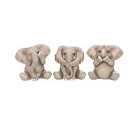 CIME Home Figura de Tres Elefantes bebés, 8 cm, Color Gris