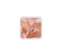 Cimenexe Gargantilla punk con pajarita plateada, collar con colgante de cuero negro, collar minimalista de cuerda encerada, joyería para mujer, Zinc, No es una piedra preciosa