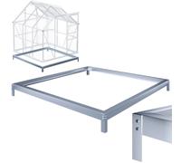 Cimientos de acero para invernadero 190x190x12cm galvanizados