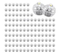 CIMOYBAI 120 Piezas Mini Luces de Globo LED, LED Lámpara Globo Redondas, Redondas Mini Luces para Globos, Linternas de Papel, Navidad, Bodas, Cumpleaños, Halloween, Fiestas (Blanco Cálido)