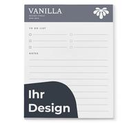Cimpress Bloc de notas personalizado, 50 hojas, libretas personalizadas para todas las necesidades de escritura, ideal para oficina, escuela y más (A5 (14,8 x 21 cm))
