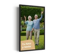 Cimpress Cuadro en Lienzo Personalizado con Foto, Texto o Logotipo, 60 × 40 cm, Vertical, Decoración de Pared para Hogar u Oficina, Regalo Fotográfico Personalizado para Familia y Amigos