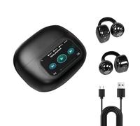 cimsfcor Audífonos traductores de idiomas con IA, 138 idiomas inalámbricos Bluetooth traducción en tiempo real, pantalla táctil LCD, pantalla digital para viajes y estudios de negocios (negro)